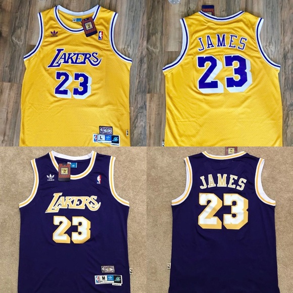 Lebron James Lakers Jersey Throwback NWT Lebron James Lakers Jersey Throwback NWT